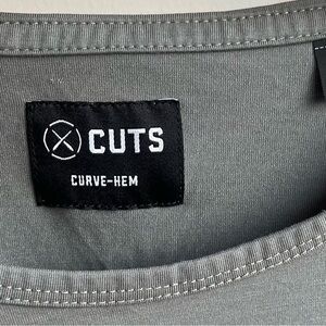 Cuts Clothing Gray Long Sleeve Tee